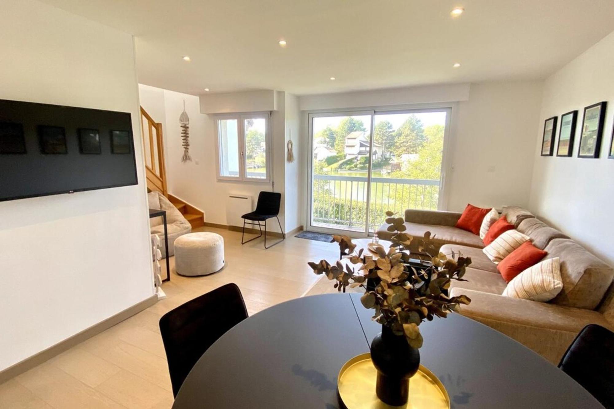 Superb Duplex With Lake View For 6 People Le Touquet Eksteriør bilde