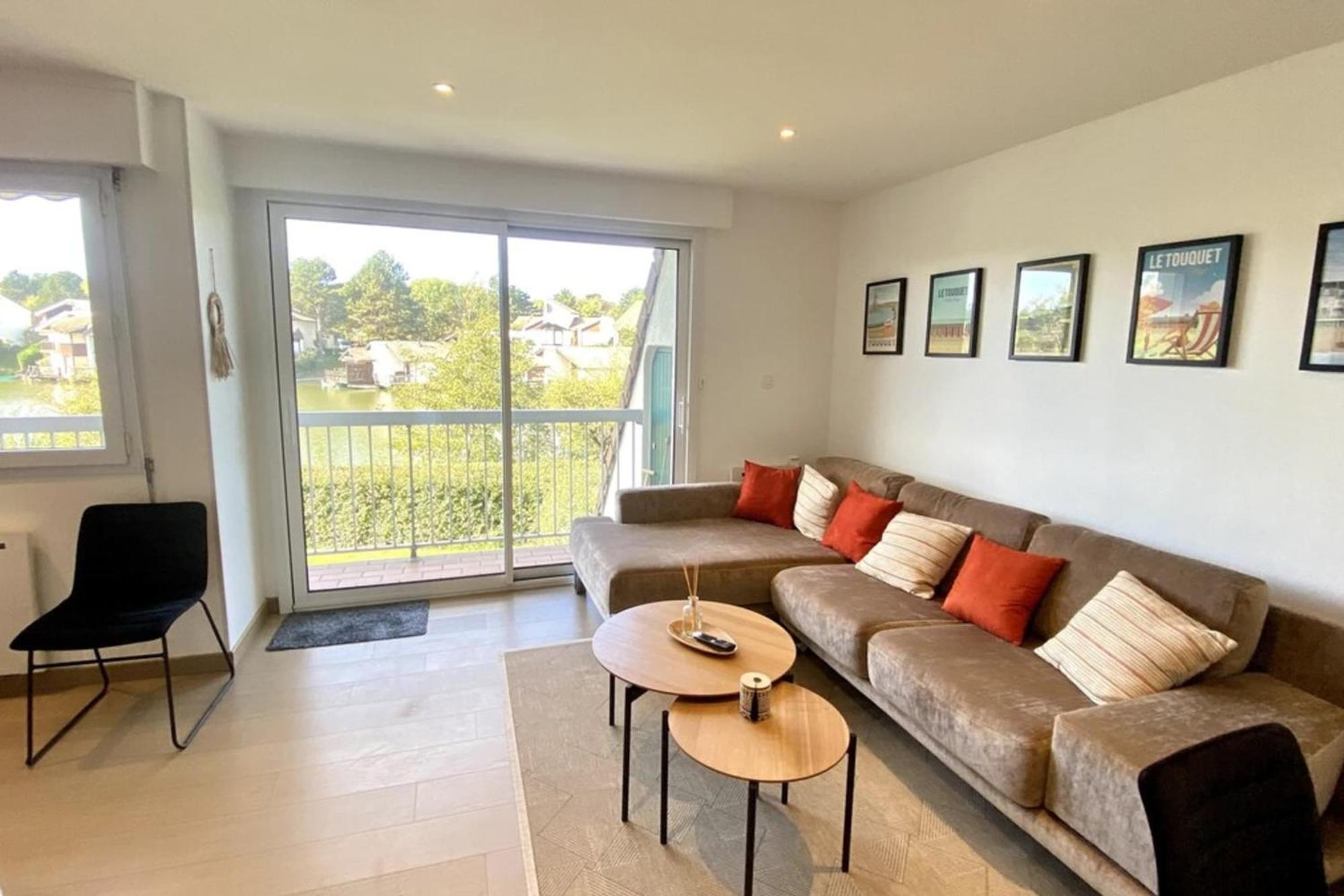 Superb Duplex With Lake View For 6 People Le Touquet Eksteriør bilde
